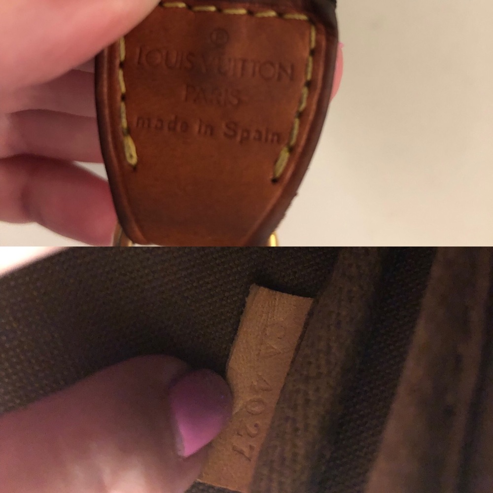 SOLD Authentic Louis Vuitton customized pouchette - Picture 8 of 8